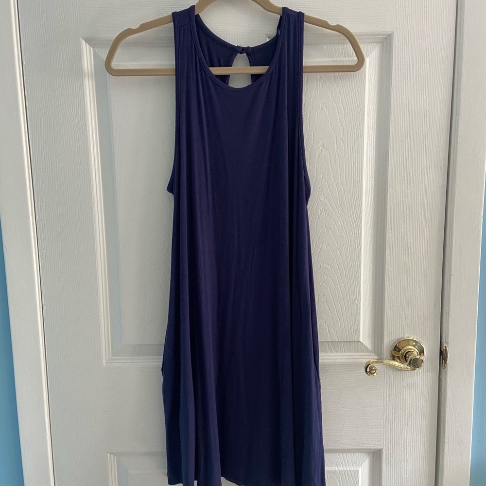 Lulus Sassy Sweetheart Navy Blue Casual Shift Dress - Picture 4 of 7